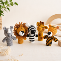 Handcrafted Amigurumi Wild Animal Finger Puppets | Living Lab x Happy Threads