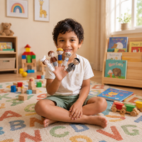 Handcrafted Amigurumi Community Workers Finger Puppets | Living Lab x Happy Threads