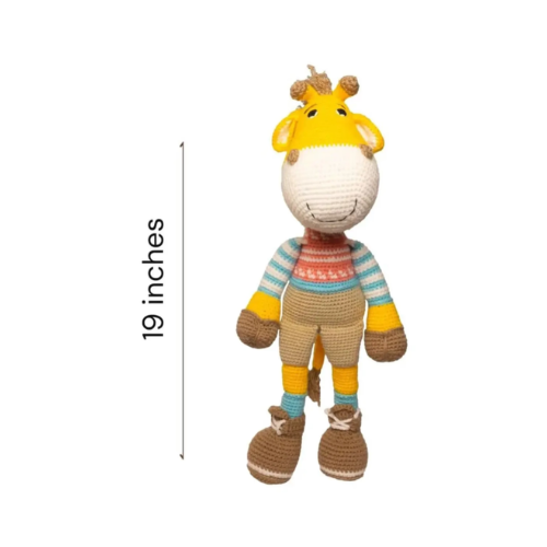 Gerald the Giraffe, Handmade Crochet Toys | Living Lab x Happy Threads